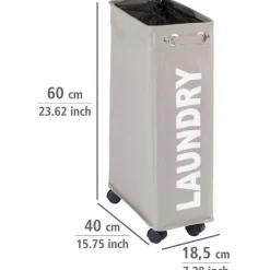 Smal tvättkorg på hjul, Laundry