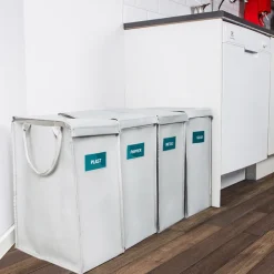 Smarta källsorteringskassar, 4-pack
