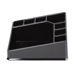 Sminkställ med 8 fack, CONFIGURABLE, 22 x 13 x H 8 cm, Svart