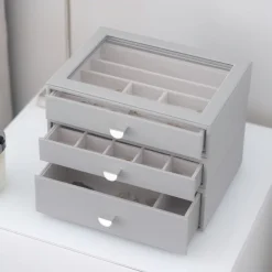Smyckesskrin 3 lådor, Classic, Stackers
