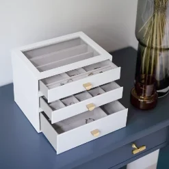 Smyckesskrin 3 lådor, Classic, Stackers