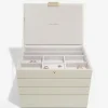 Smyckesskrin 4 våningar, Classic, Stackers, Beige