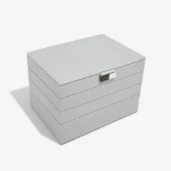 Smyckesskrin 4 våningar, Classic, Stackers, Grå