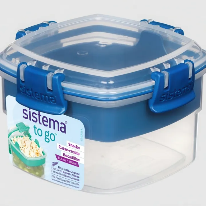 Snackslåda med insats 0,4L, Sistema