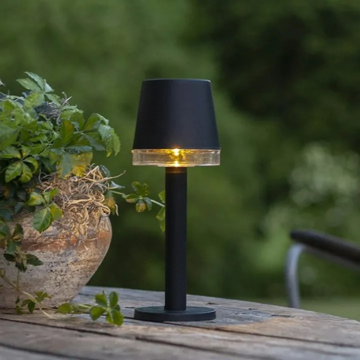 Solcellsladdad bordslampa mini