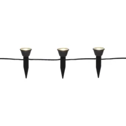 Solcellsslinga med minispotlights