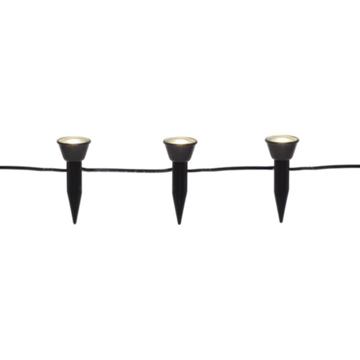 Solcellsslinga med minispotlights