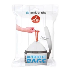 Soppåse med dragband 40-pack 20-25L, Brabantia