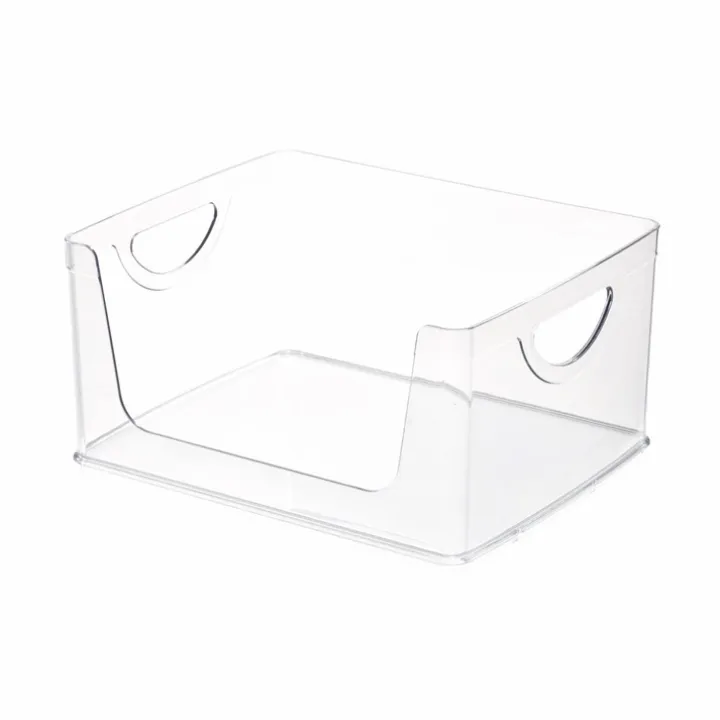 Stapelbar låda med öppen front, 25,4x20,3cm, iDesign