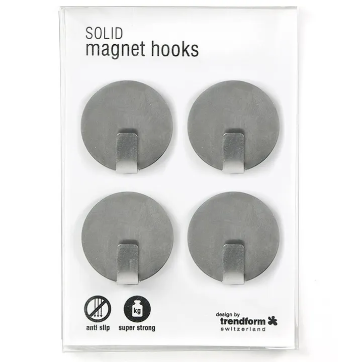 Stark magnetkrok 4-pack