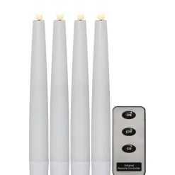 Stearinljus med fjärrkontroll 4-pack