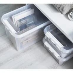 Stor förvaringslåda med lock 66L, SmartStore
