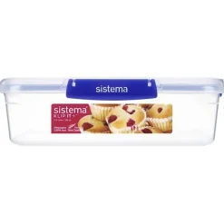 Stor kvadratisk förvaringsburk 3,5L, Sistema