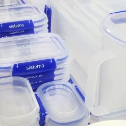Stor kvadratisk förvaringsburk 3,5L, Sistema