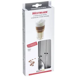 Sugrör med sked 4-pack