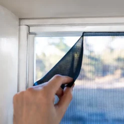 Svart pollennät till fönster