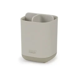 Tandborstmugg för eltandborste, Joseph Joseph, Beige