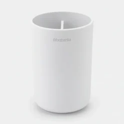 Tandborstmugg med avdelare, Brabantia, Vit