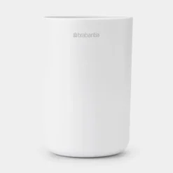 Tandborstmugg med avdelare, Brabantia, Vit