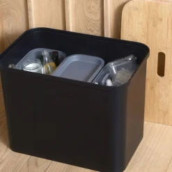Återvinningsstation med lock och 3 insatser, SmartStore