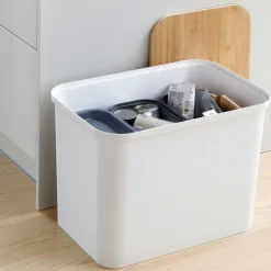Återvinningsstation med lock och 3 insatser, SmartStore