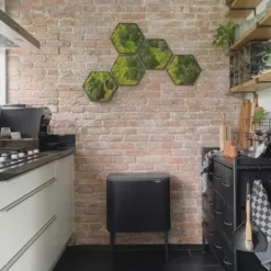 Återvinningsstation på ben med 3 fack, Brabantia