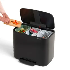 Återvinningstation med 3 fack, Brabantia