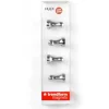 Timglasformad magnet 4-pack, Silver