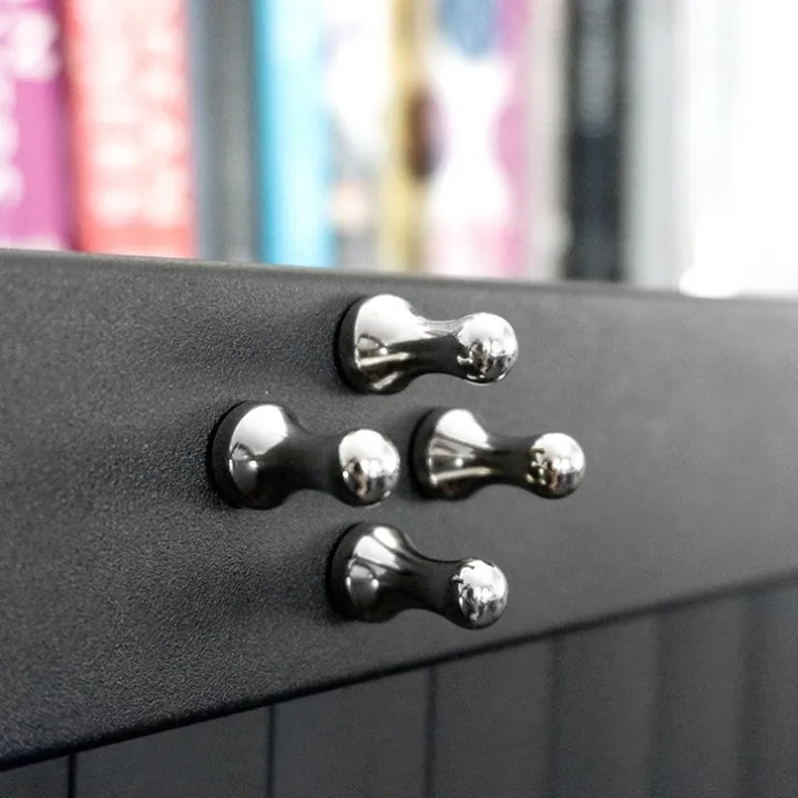 Timglasformad magnet 4-pack, Silver