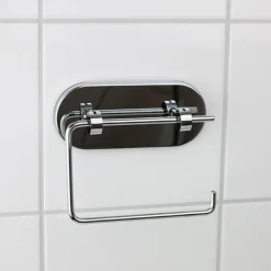 Toalettpappershållare med sugpropp