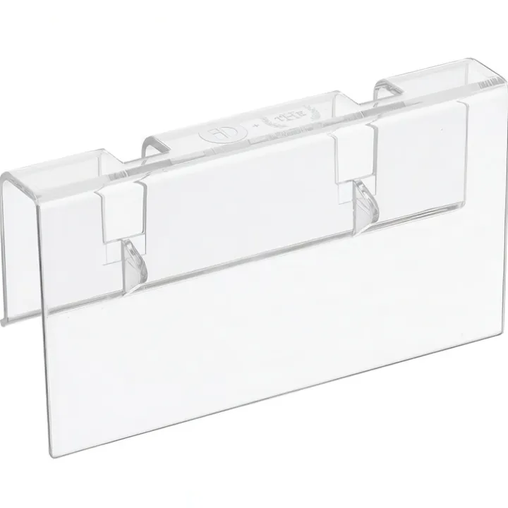 Transparent etikettklämma 3-pack