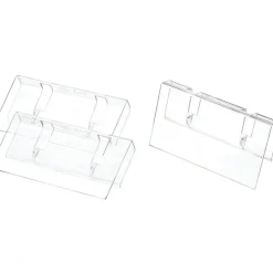Transparent etikettklämma 3-pack