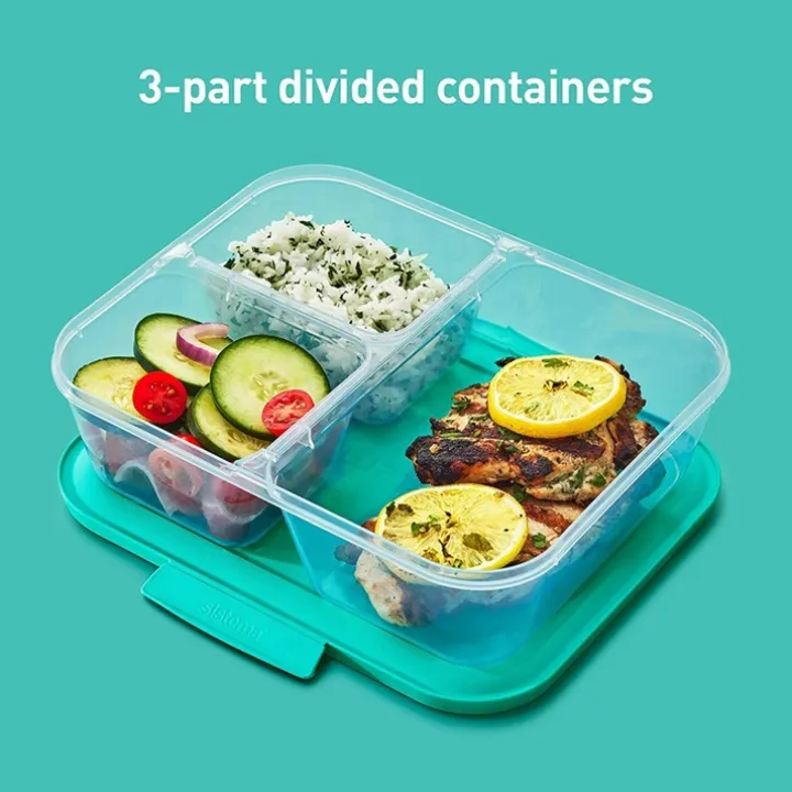 Tredelad matlåda 5-pack 1,9L, Sistema