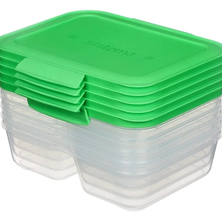 Tvådelad matlåda 5-pack 0,87L, Sistema