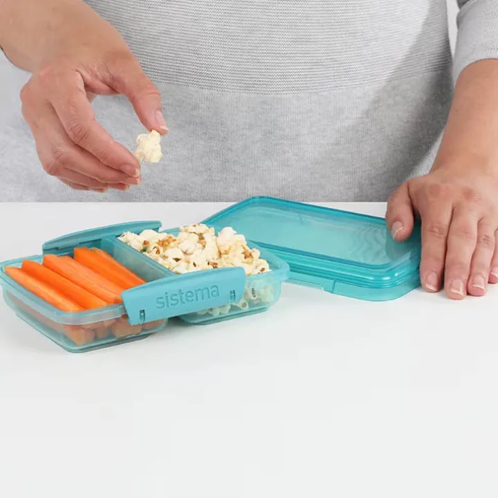Tvådelad snackslåda 0,35L, Sistema