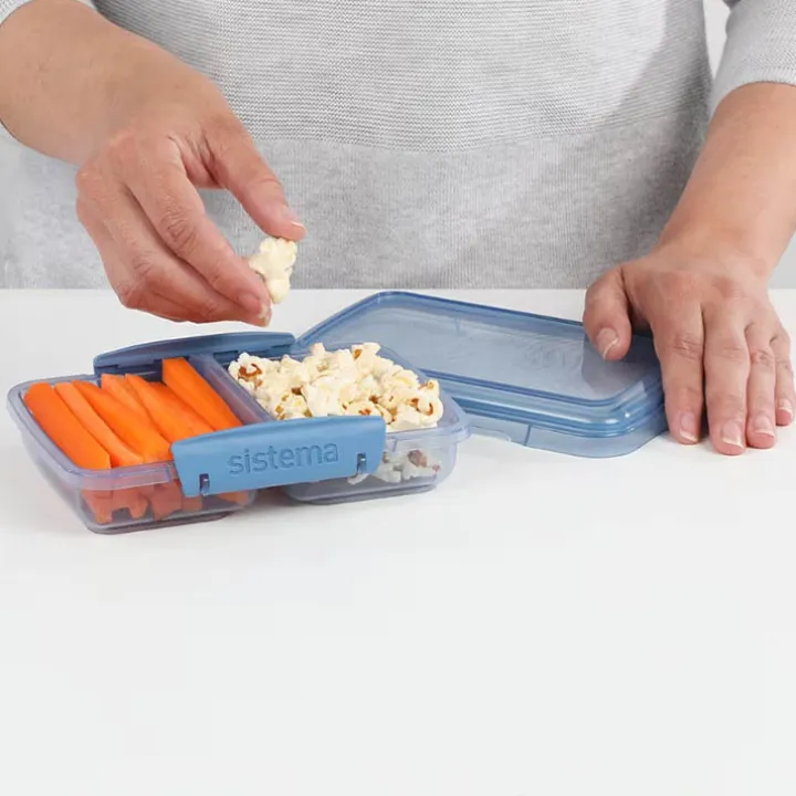 Tvådelad snackslåda 0,35L, Sistema