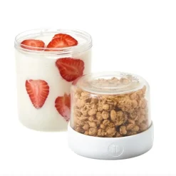 Tvådelad yoghurtbägare