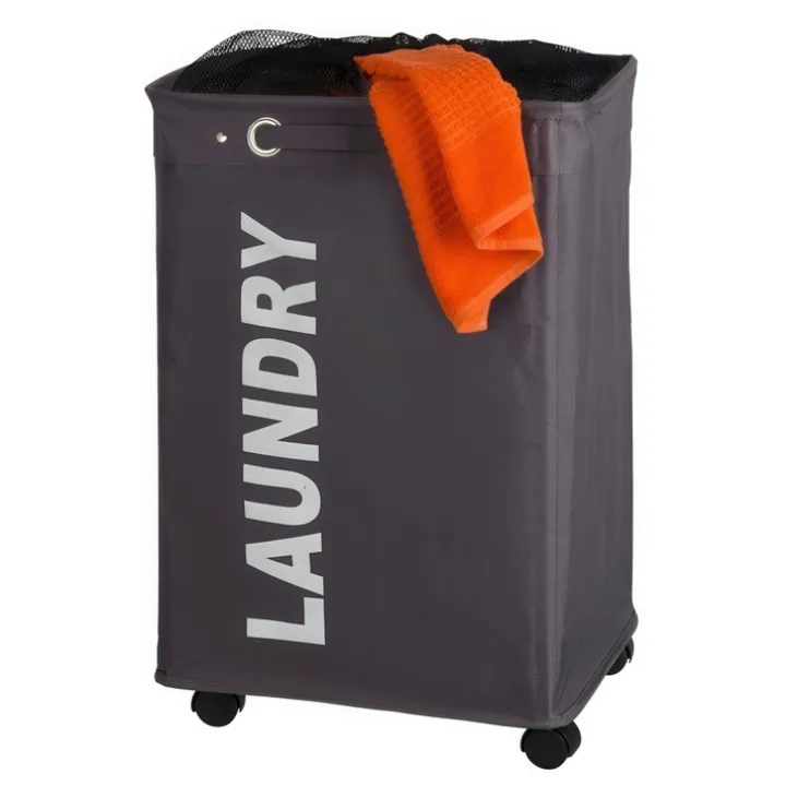 Tvättkorg på hjul, Laundry