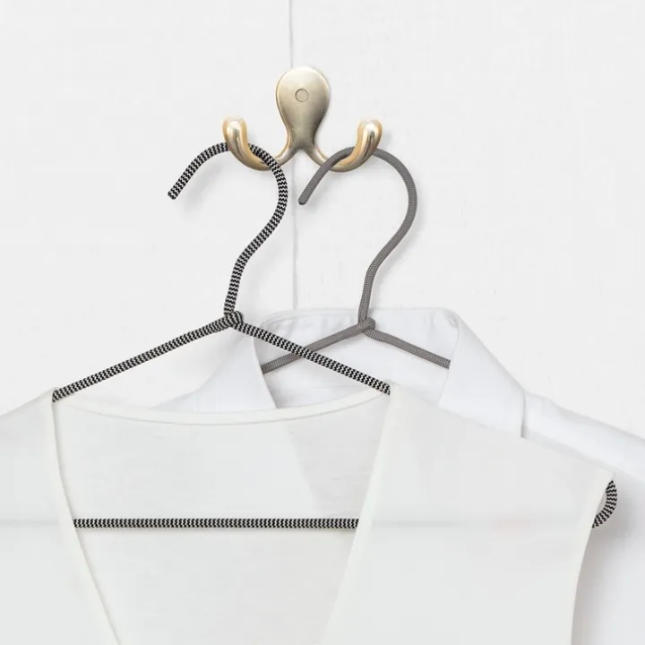 Tygklädd galge 6-pack, 40cm