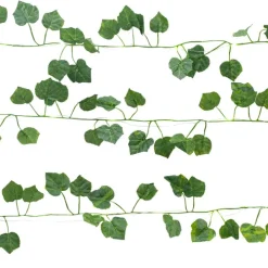 USB-driven ljusslinga med gröna blad