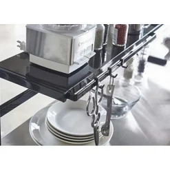 Utdragbar hylla i metall, 54-92cm, Yamazaki