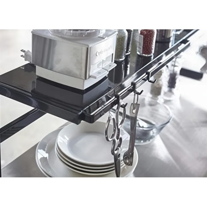 Utdragbar hylla i metall, 54-92cm, Yamazaki