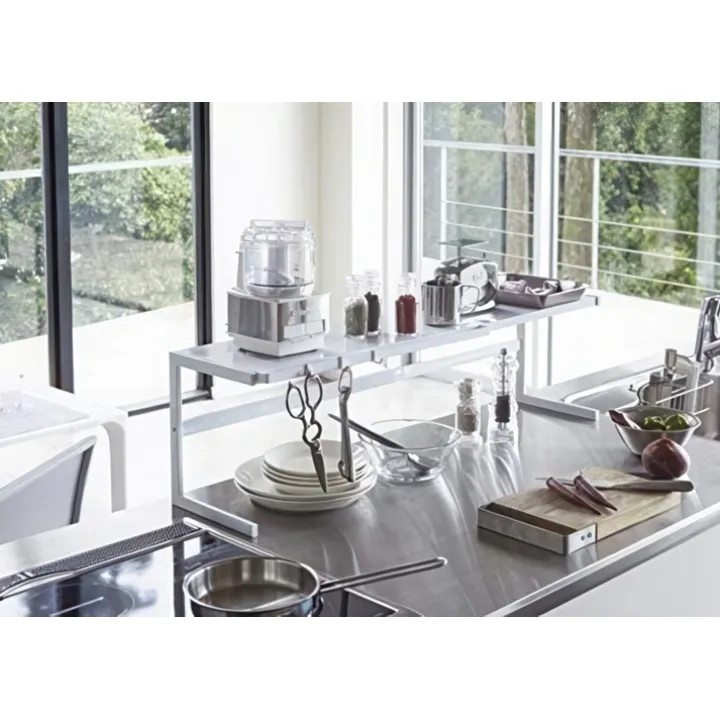 Utdragbar hylla i metall, 54-92cm, Yamazaki