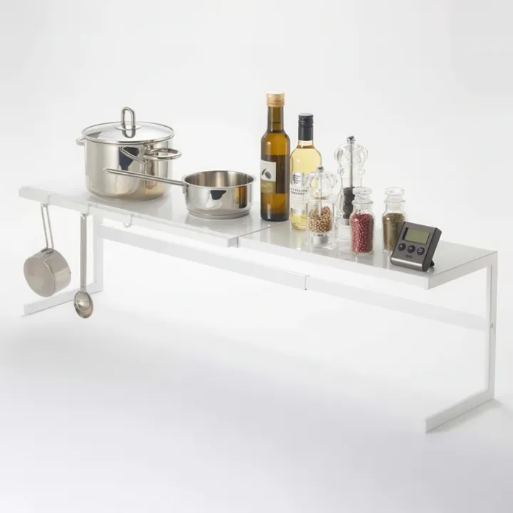 Utdragbar hylla i metall, 54-92cm, Yamazaki