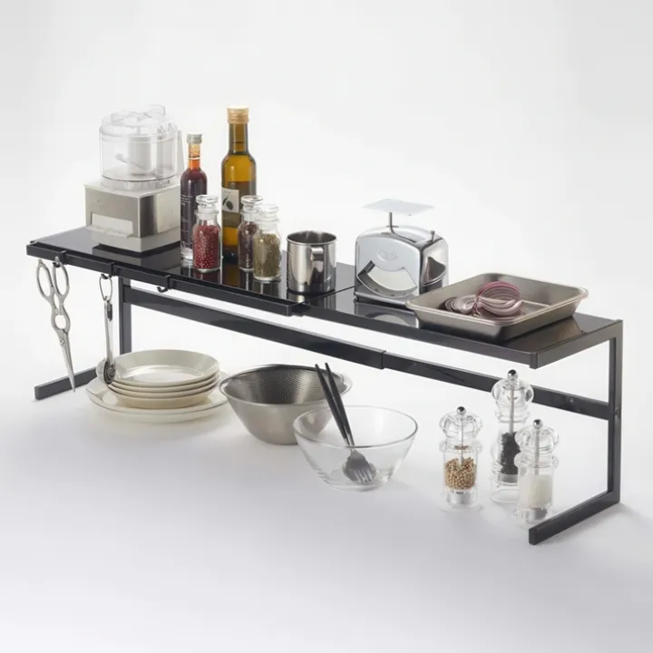 Utdragbar hylla i metall, 54-92cm, Yamazaki