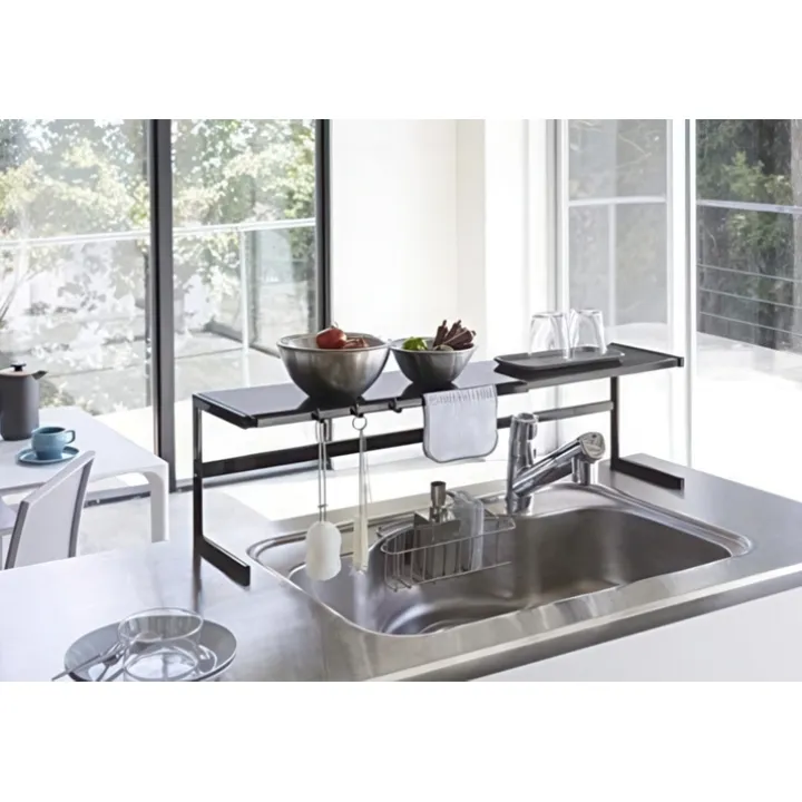 Utdragbar hylla i metall, 54-92cm, Yamazaki