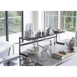 Utdragbar hylla i metall, 54-92cm, Yamazaki