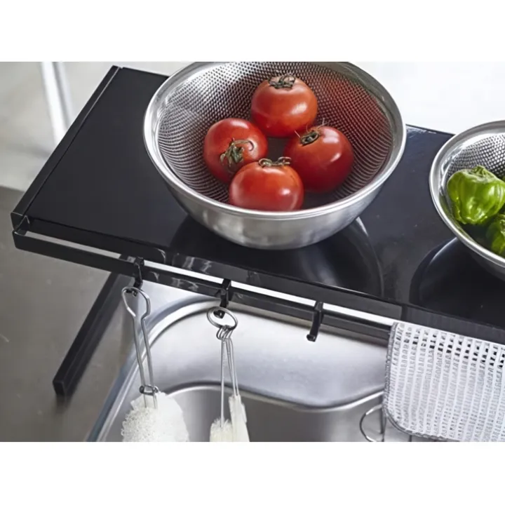 Utdragbar hylla i metall, 54-92cm, Yamazaki