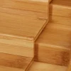 Utdragbar trappstegshylla i bambu, 31-50cm
