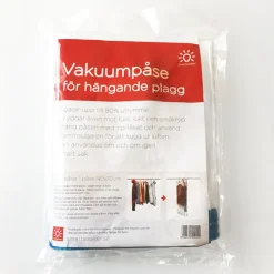 Vakuumpåse för galgade plagg